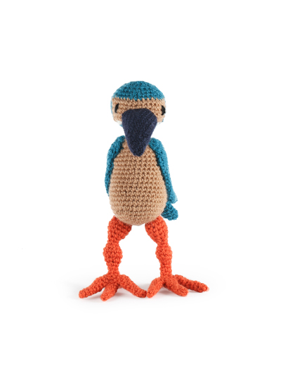 kingfisher bird crochet amigurumi project pattern kerry lord Edward's menagerie